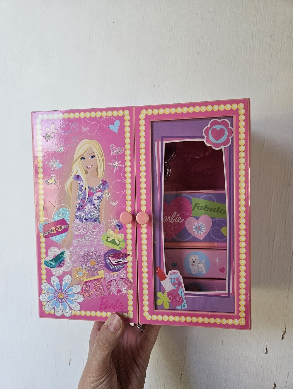 Y2K Barbie Wind Up Jewlery Box